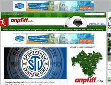 Tablet Screenshot of m.anpfiff.info